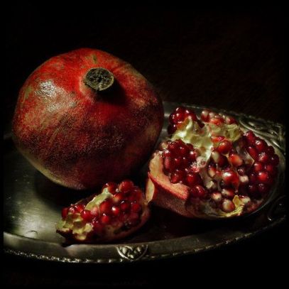 pomegranate-still-life